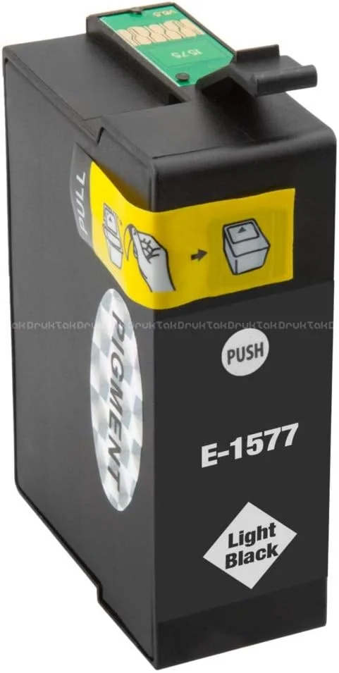 Tinteiro Epson T1577 Cinzento Claro UltraChrome K3 Original 25,9 ml para Stylus Photo R3000 - Imagem 3