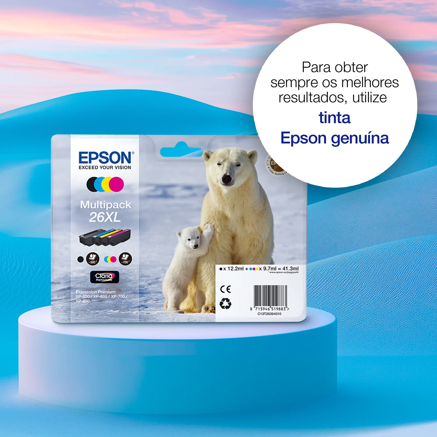 Tinteiro Epson 26XL Magenta Claria Premium Ink Original Alto Rendimento - Imagem 5