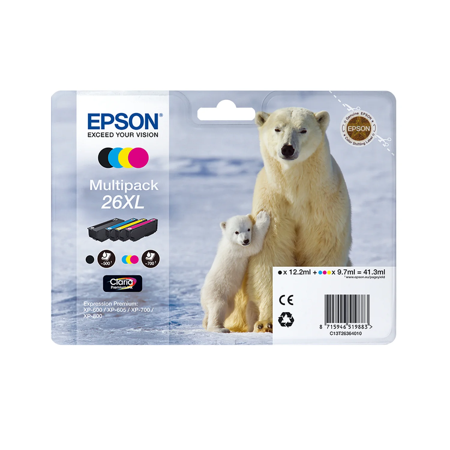 Tinteiro Epson 26XL Magenta Claria Premium Ink Original Alto Rendimento - Imagem 3