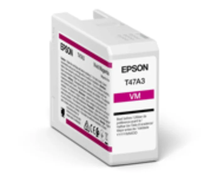 Tinteiro Epson T47A3 Magenta Vivo UltraChrome Pro 10 50ml para SureColor P900/P906