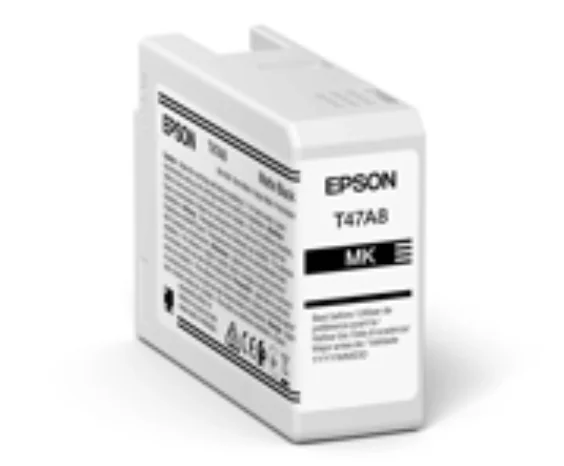Tinteiro Epson T47A8 Preto Mate UltraChrome Pro 10 50ml — SureColor P906 (C13T47A80N)