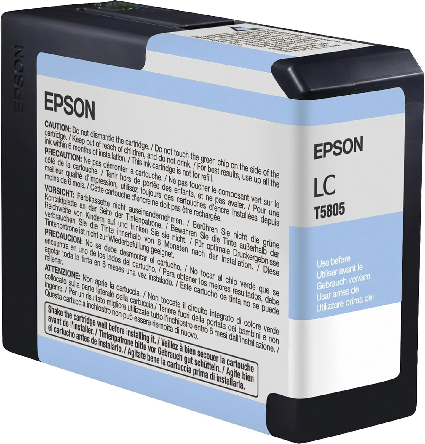 Tinteiro Epson Ciano Claro T580500 80ml para Stylus Pro 3800/3880 - Imagem 2