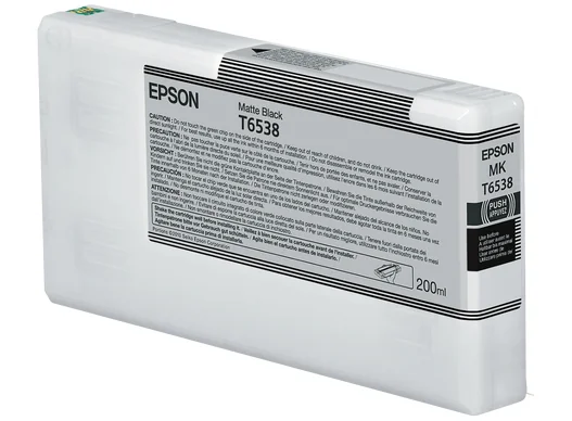 Tinteiro Epson T6538 Preto Mate 200 ml original para Stylus Pro 4900