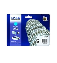 Tinteiro Epson 79XL Ciano Original Alta Capacidade 2000 Páginas WorkForce Pro - Imagem 2