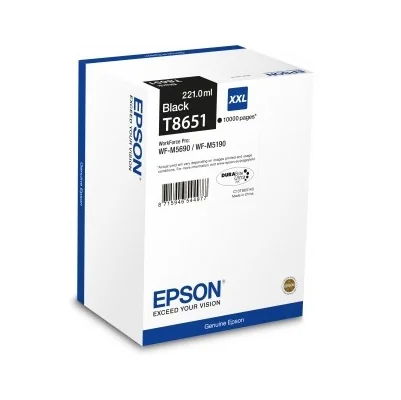 Tinteiro preto Epson C13T865140 XXL para WorkForce Pro WF-M5000 10000 páginas