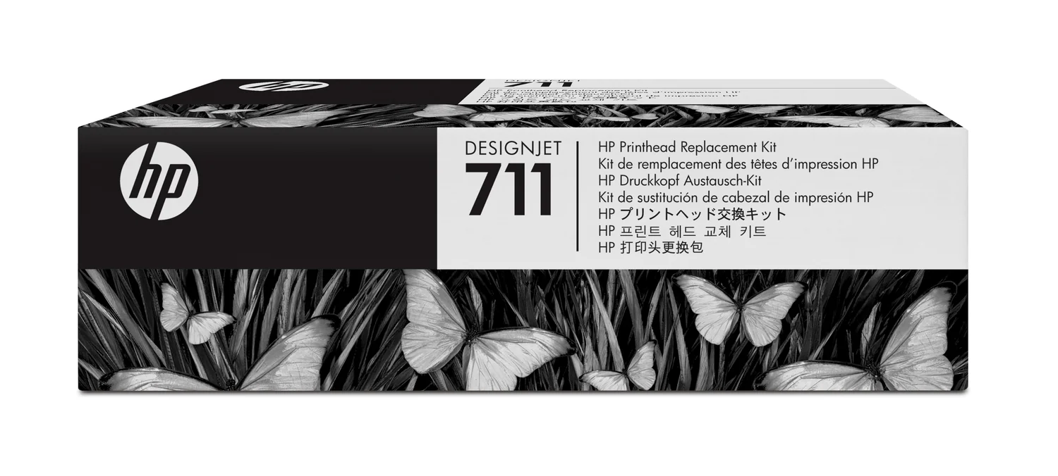 Consumível de Impressão HP 711 C1Q10A Kit de Substituição Cabeça DesignJet T120/T520