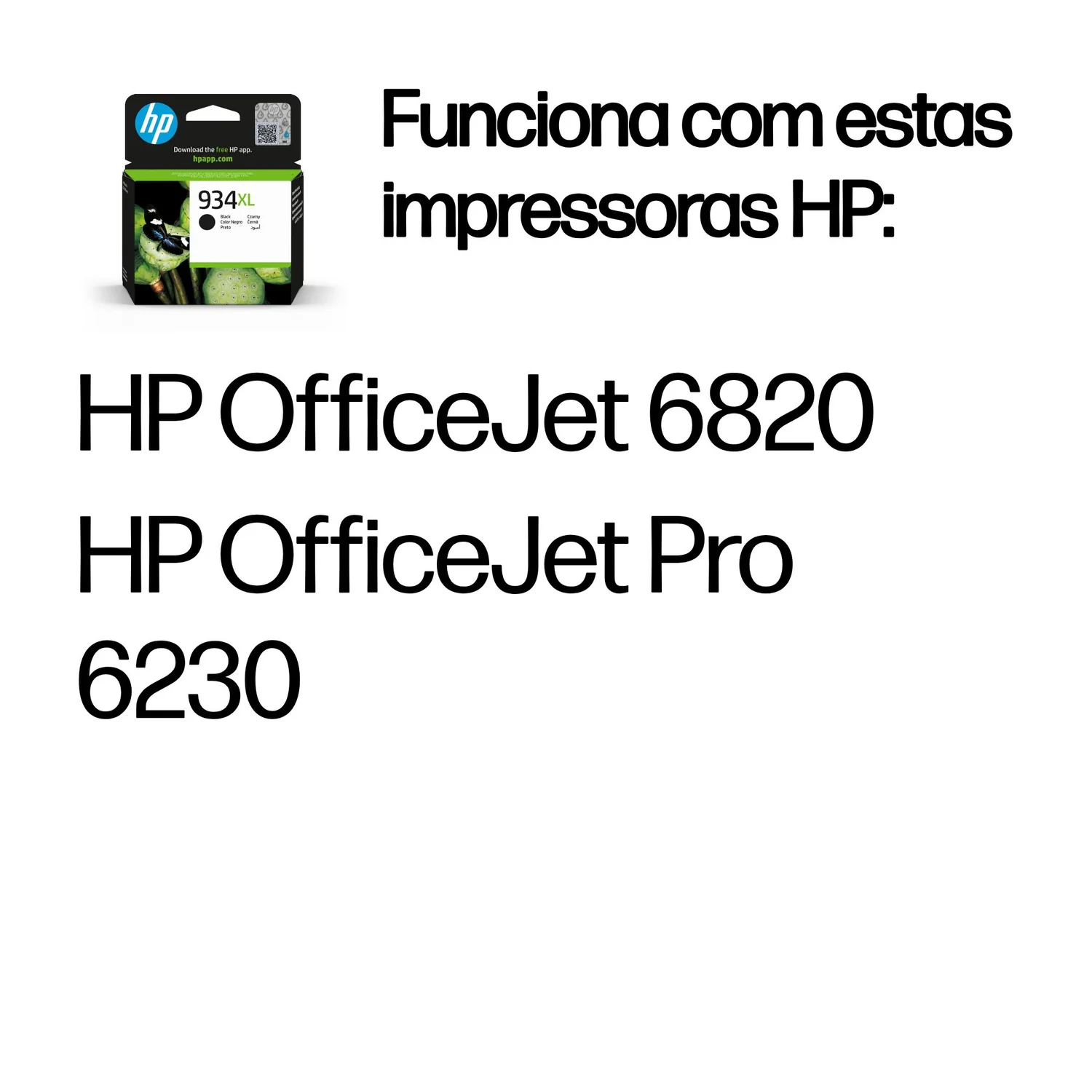 Tinteiro HP 934XL Preto Alta Capacidade 25.5ml 1000 Páginas C2P23AE - Imagem 2