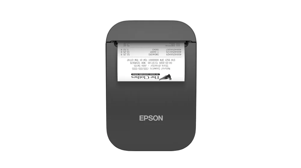 Impressora de Recibos Portátil Epson TM-P80II AC Bluetooth USB-C Preta
