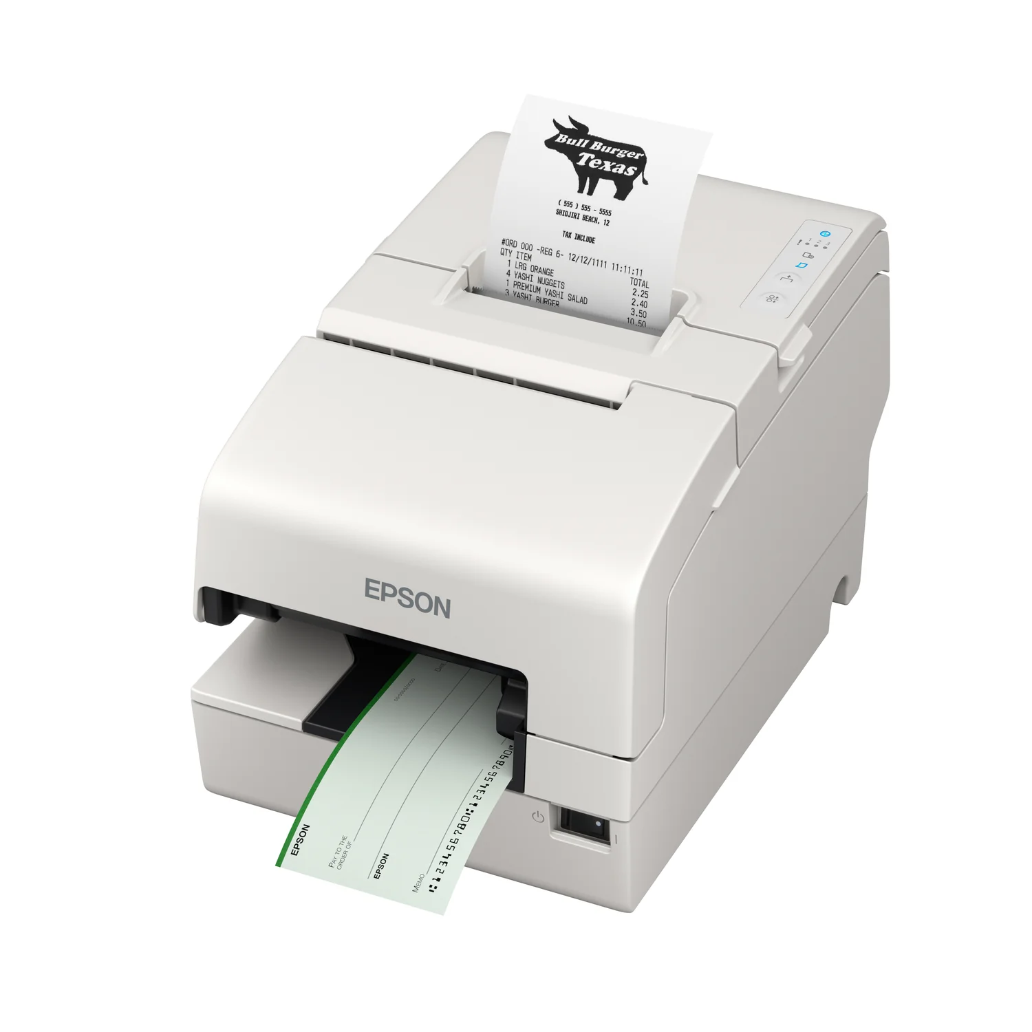 Impressora de talões POS Epson TM-H6000VI térmica 180 DPI USB Ethernet MICR - Imagem 2