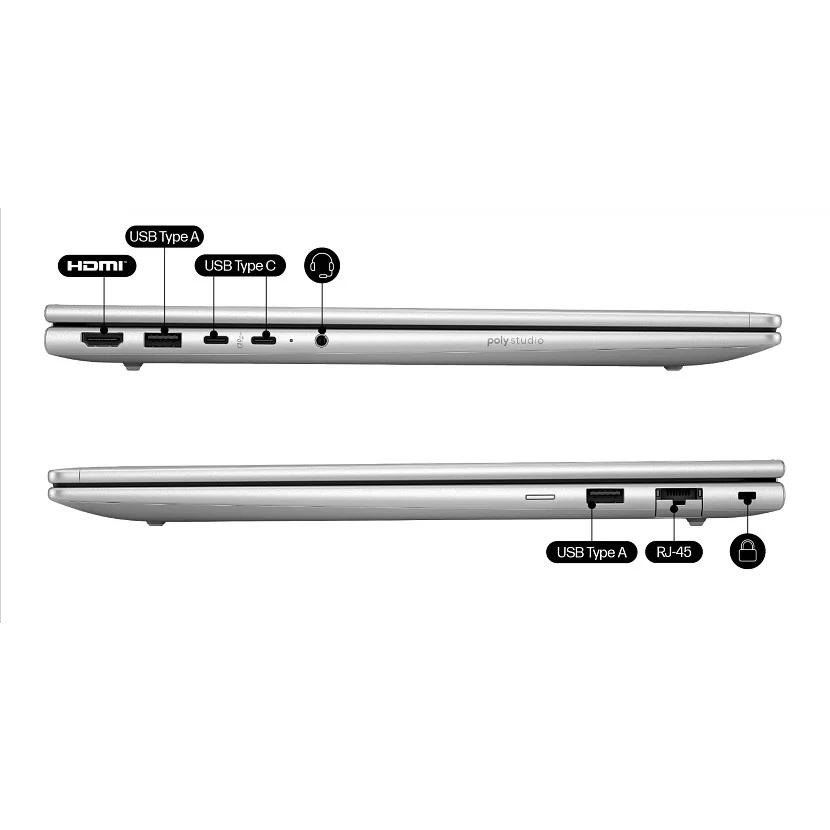 Portátil HP ProBook 4 G1a 16" AMD Ryzen 5 230 16GB 512GB SSD W11 Pro Prateado - Imagem 5