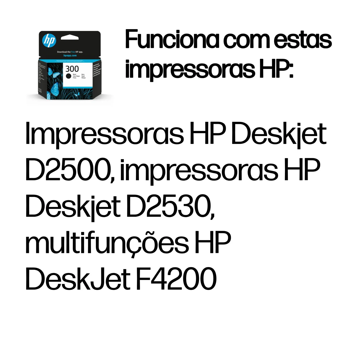 Tinteiro HP 300 CC640EE Preto Original Vivera 200 páginas - Imagem 2