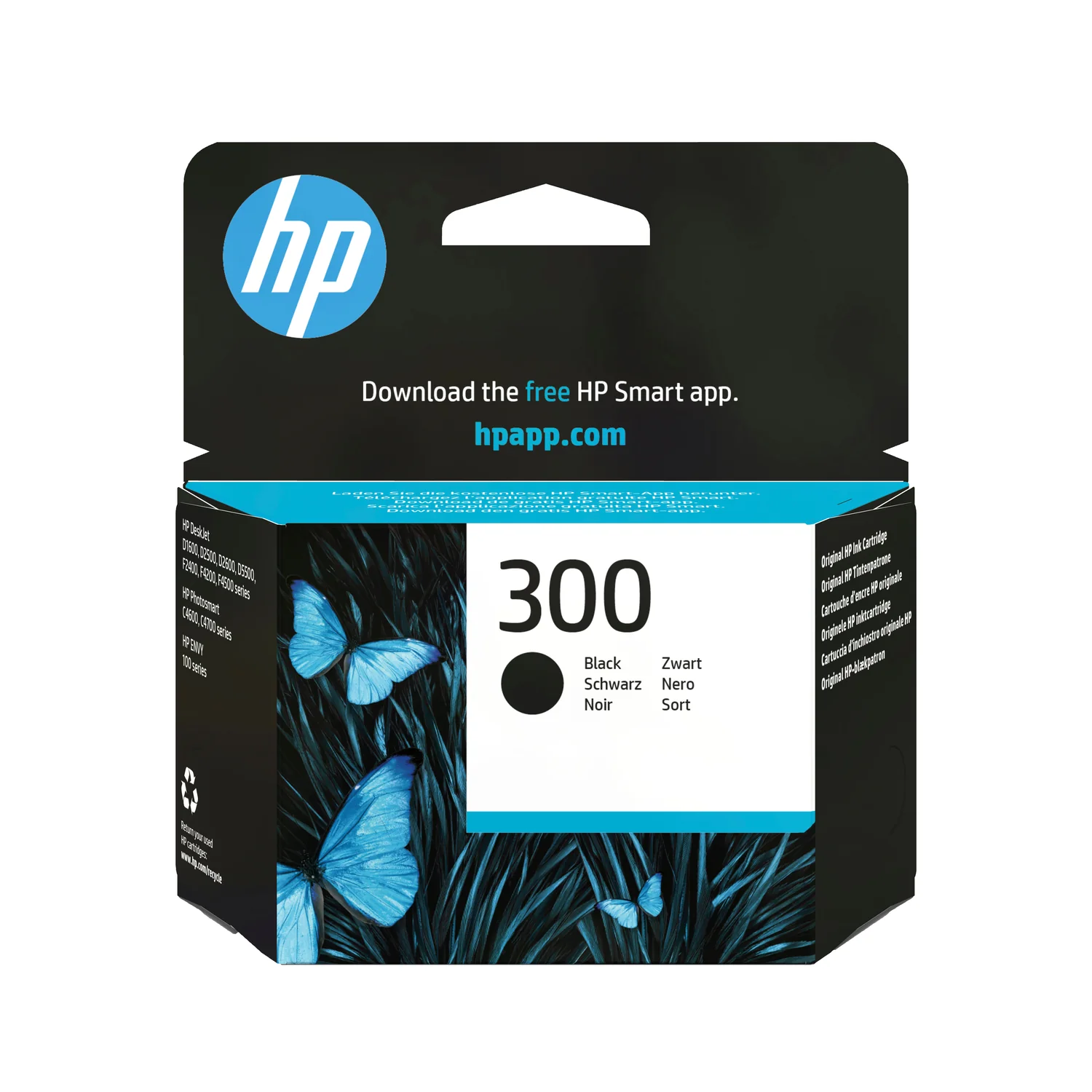 Tinteiro HP 300 CC640EE Preto Original Vivera 200 páginas