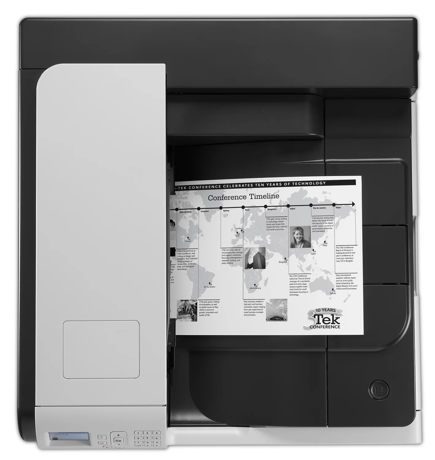 Impressora Laser Mono A3 HP LaserJet Enterprise 700 M712dn Duplex Rede 41ppm - Imagem 8