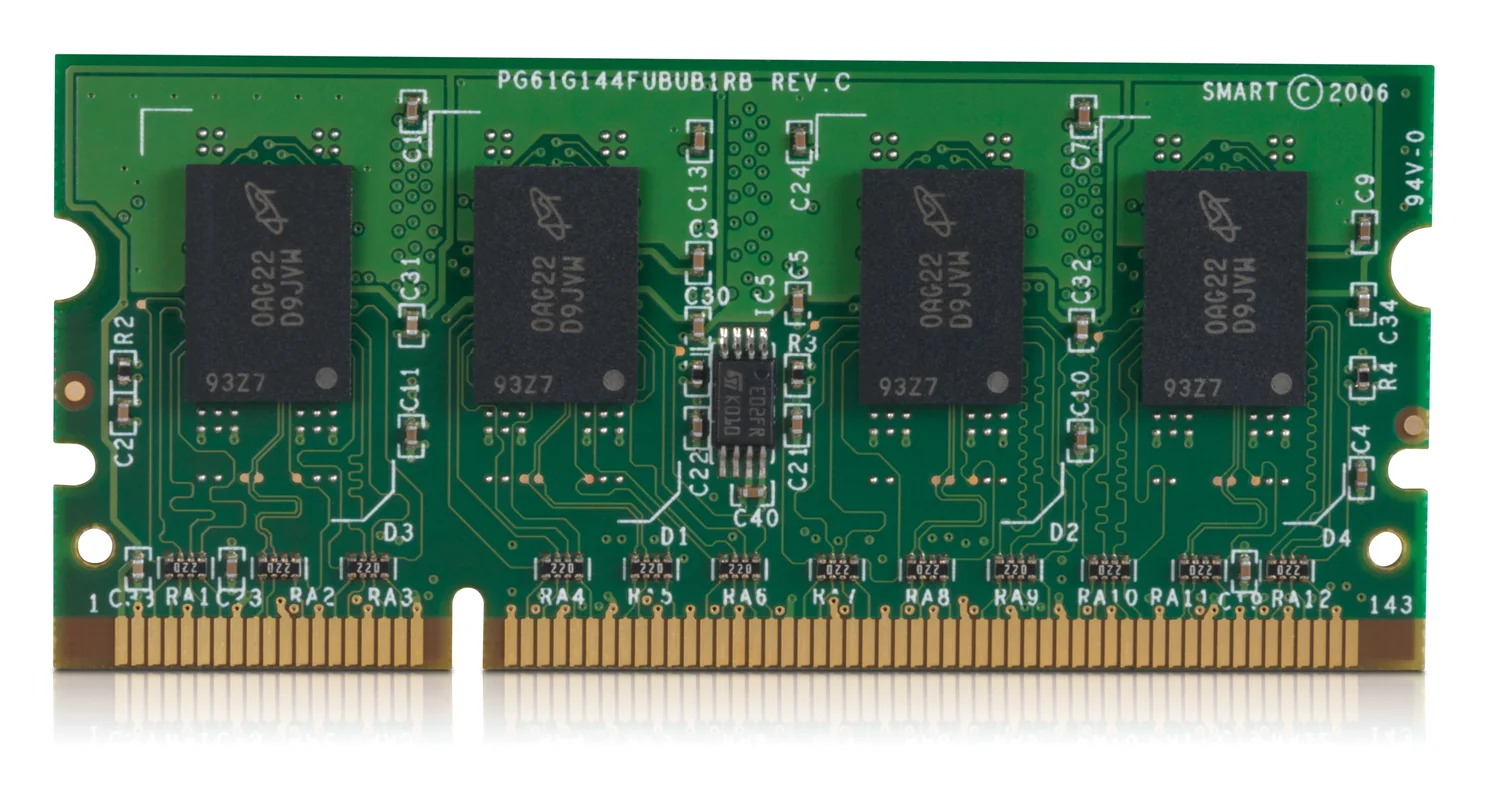 Módulo de Memória HP 512 MB DDR2 DIMM 200-pin para Impressora - Imagem 1