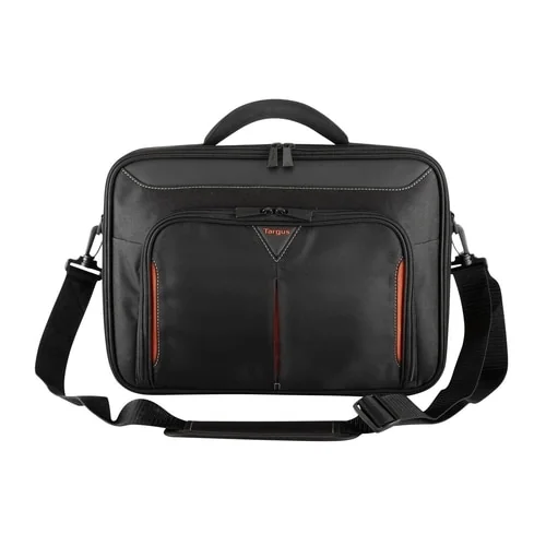 Mala portátil 14" Targus Classic+ Clamshell Preto/Vermelho com alça de ombro - Imagem 2