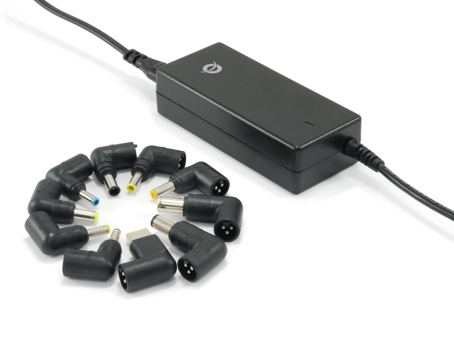 Carregador universal Conceptronic CNB65 para portátil 65 W com 12 pontas preto - Imagem 1