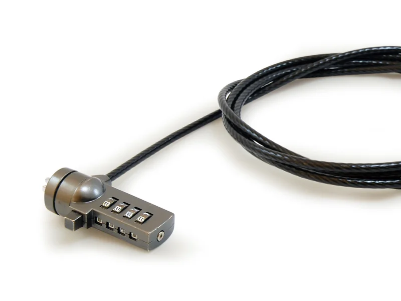 Cadeado de Segurança Conceptronic para Portátil com Combinação Cabo 1,8 m Preto - Imagem 3