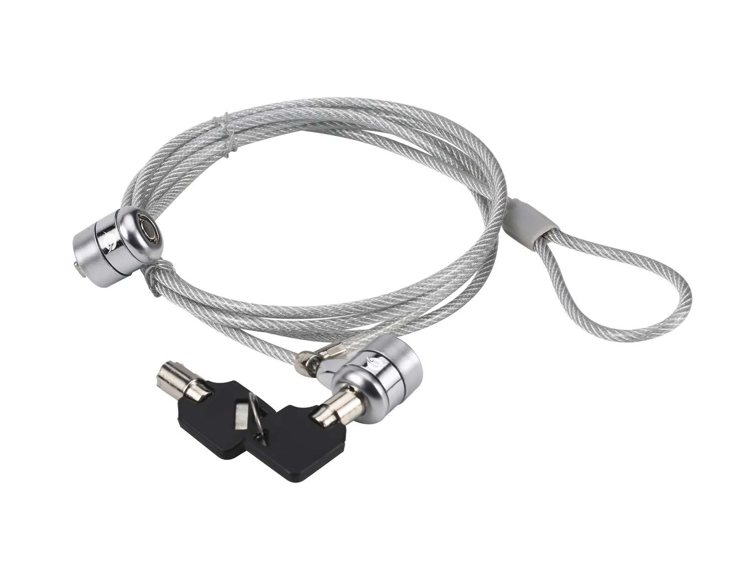 Cadeado de segurança Conceptronic CNBSLOCK15T para portátil 1,5 m com chave prateado - Imagem 2