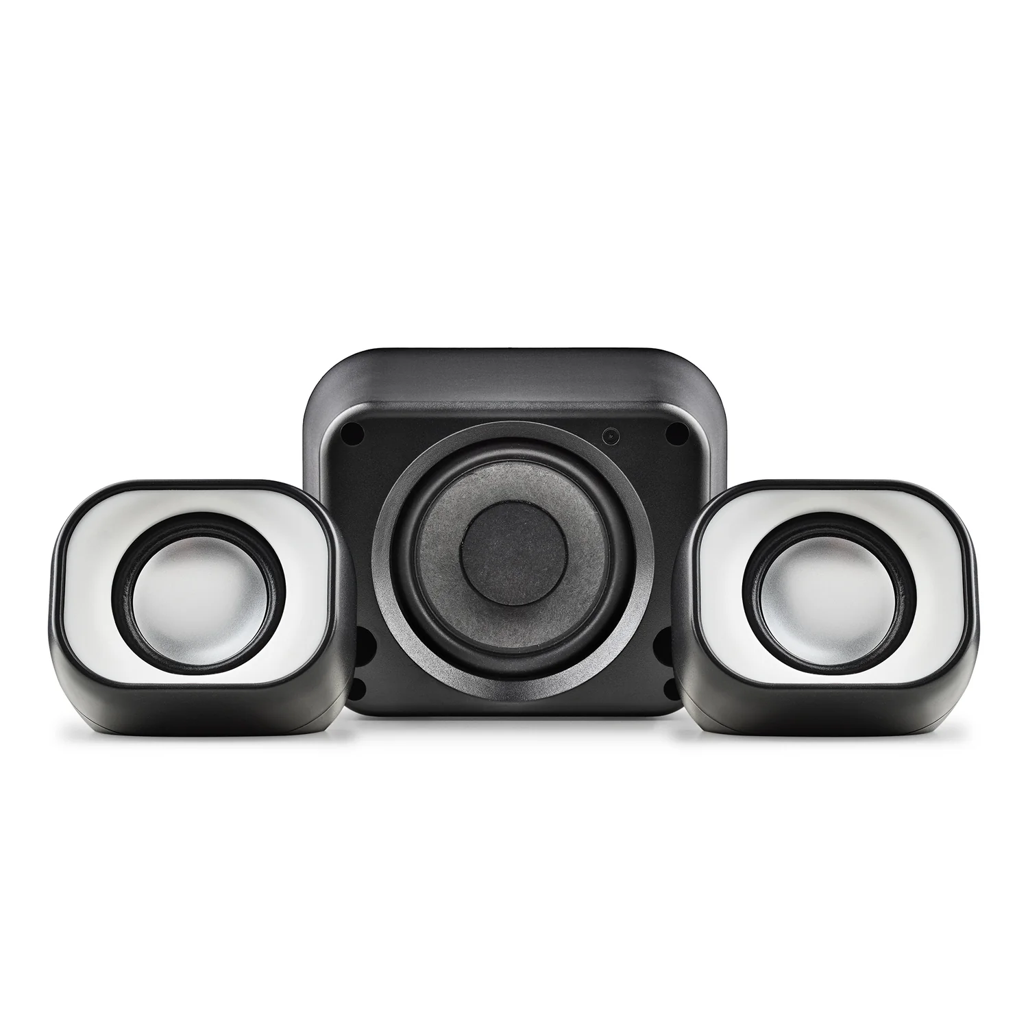 Conjunto de Colunas Multimédia NGS Comet 2.1 Sistema Estéreo 11W RMS Subwoofer Preto/Branco - Imagem 3