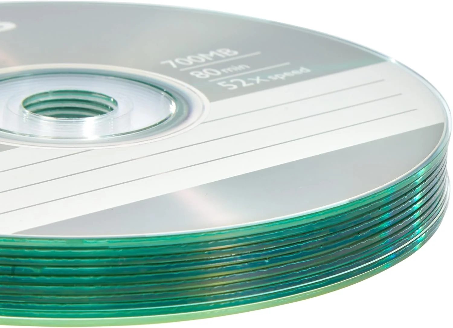 Pack CD-R virgem Philips CR7D5NB10 700MB 80min 52x cakebox 10 unidades - Imagem 4