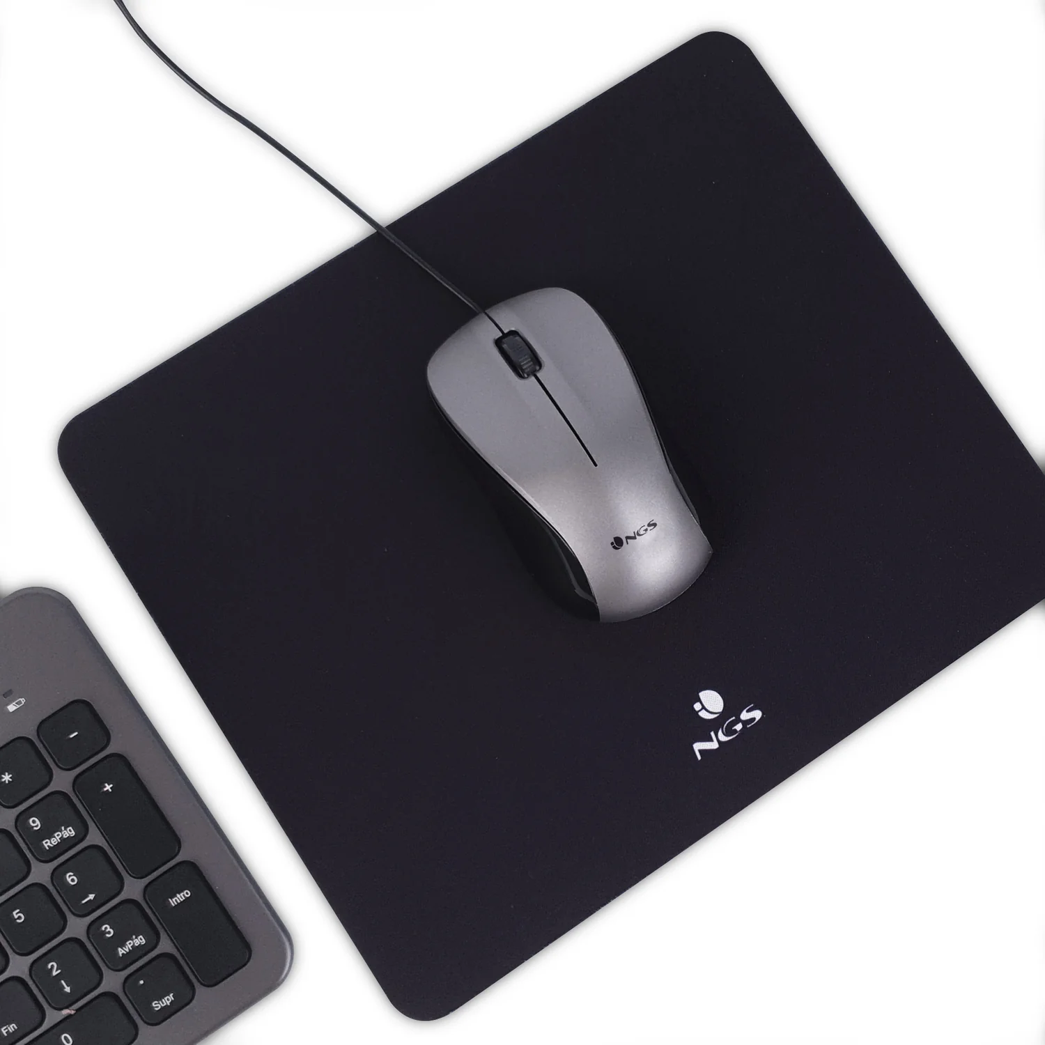 Rato com Fios NGS Crew Ótico 1200 DPI USB Ambidestro Plug and Play | Cinzento - Imagem 6