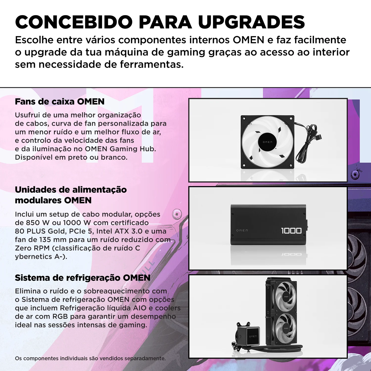 Computador HP OMEN 35L GT16-1006np AMD Ryzen 7 9800X3D 32GB 1TB SSD RTX 5080 16GB Preto - Imagem 8