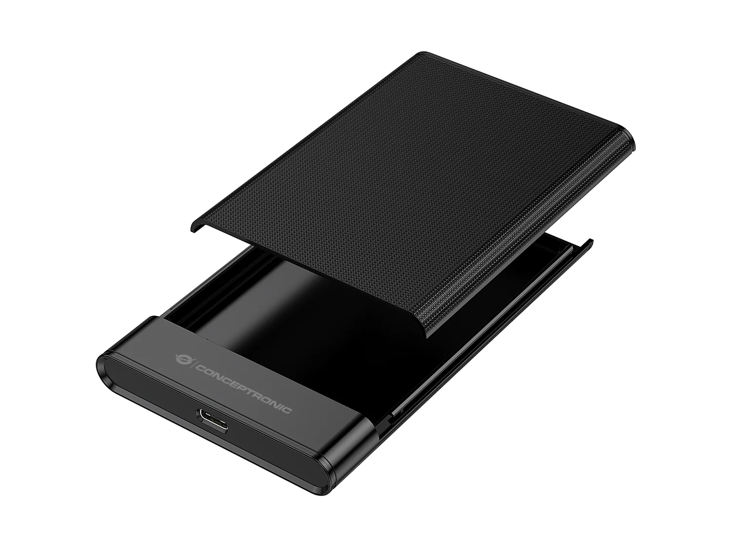 Caixa Externa Conceptronic Dante para Disco 2.5 Polegadas SATA III USB 3.2 Gen 1 UASP Preto - Imagem 2