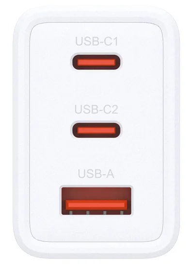 Carregador GaN D-Link DCP-651 65W Universal com 3 Portas USB-C e Carregamento Rápido - Imagem 2