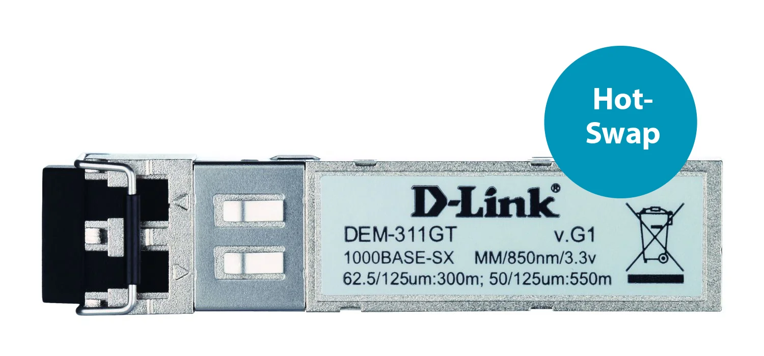 Módulo Transceiver Fibra Ótica D-Link DEM-311GT Mini-GBIC SFP 1000BaseSX - Imagem 3