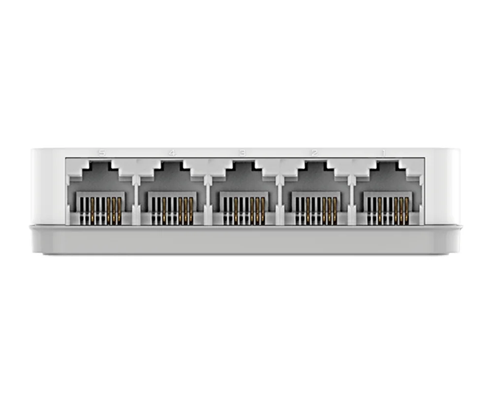 Switch de rede D-Link DES-1005C/E 5 portas Fast Ethernet não-gerido desktop branco - Imagem 3