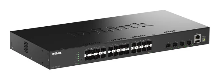 Switch de Rede Gerido D-Link DGS-1530-28S/E L2 24 Portas SFP + 4 Portas SFP+ 10G Stackable