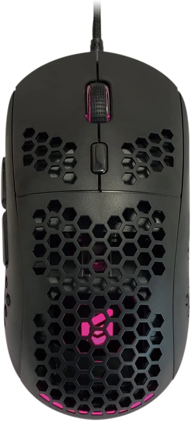 Rato Gaming Conceptronic Djebbel 6D USB Ótico 6400 DPI Honeycomb com Iluminação RGB