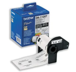 Etiquetas autocolantes Brother DK-11207 CD/DVD 58 mm 100 unidades - Imagem 1