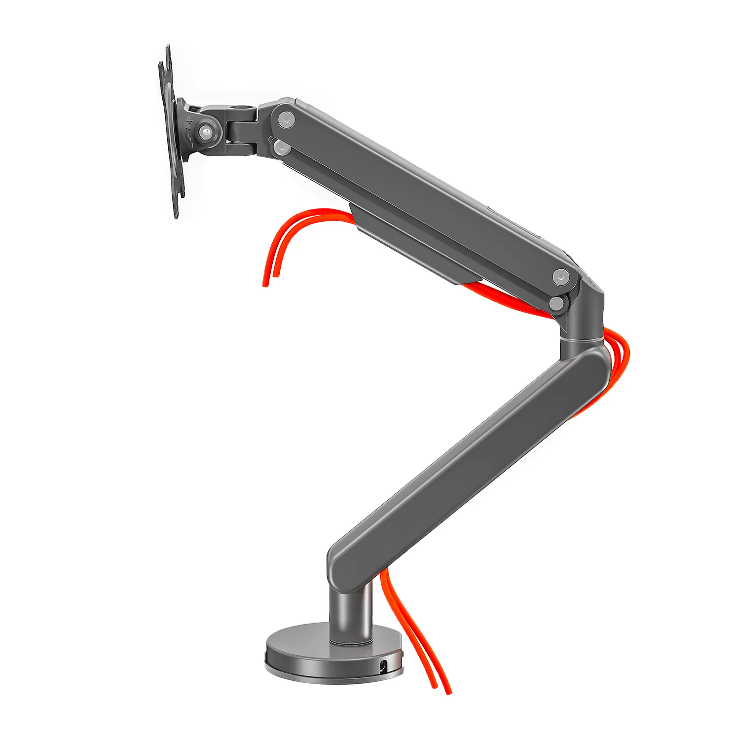 Suporte de Secretária Full-Motion para Monitor Napofix DM2130G 13-32" Cinzento - Imagem 2