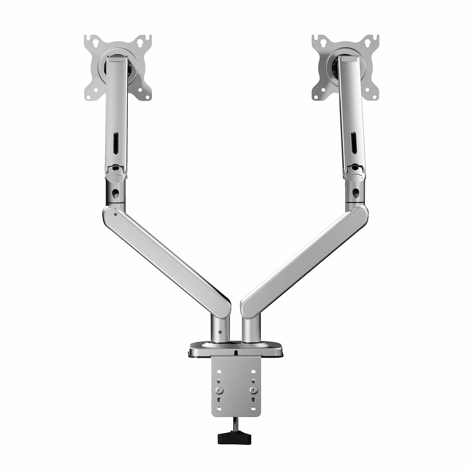 Suporte de Secretária Full-Motion para Dois Monitores Napofix DM2230S 13-32" Prateado - Imagem 4