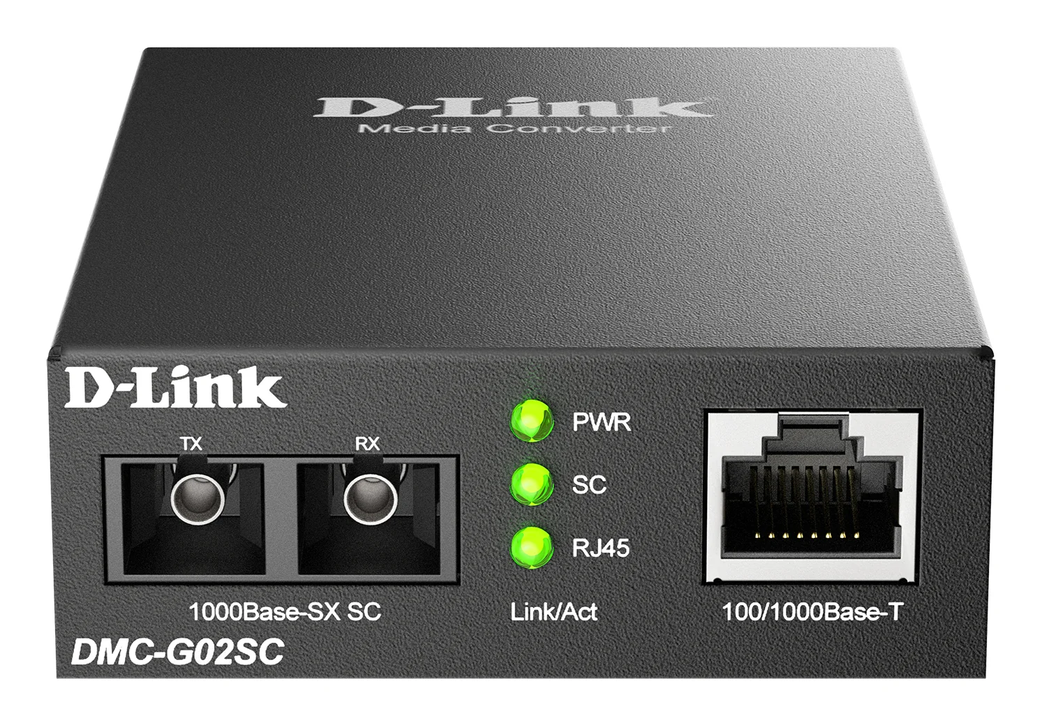 Conversor de Média D-Link DMC-G02SC Gigabit RJ45 para Fibra Multimodo SC 550m - Imagem 1