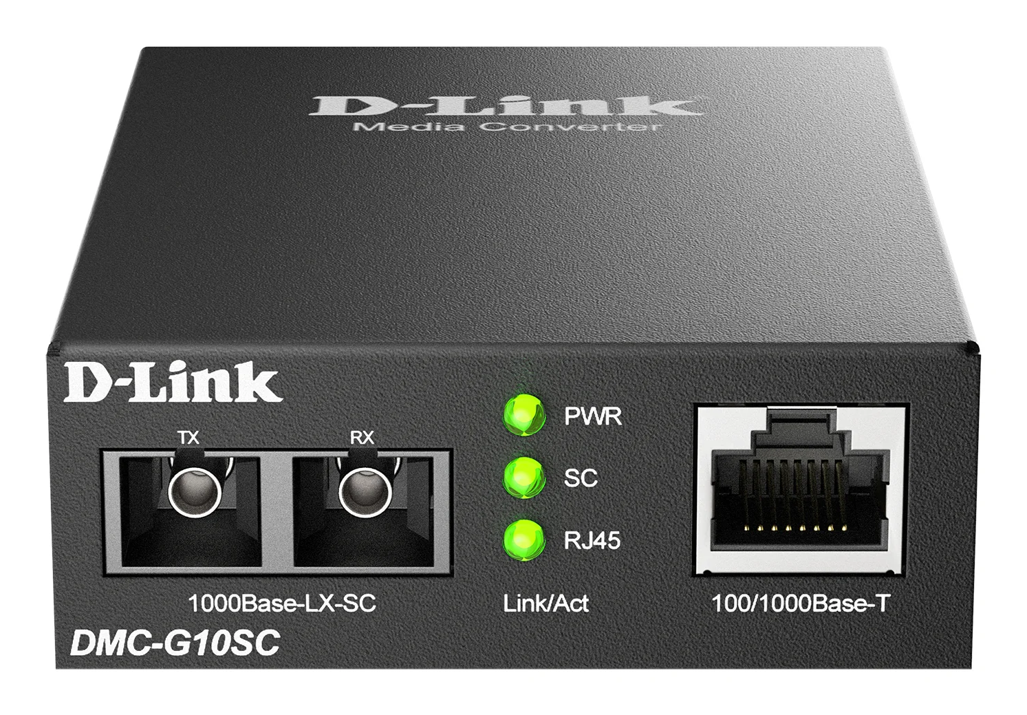 Conversor de média fibra ótica D-Link DMC-G10SC Gigabit 1000BaseLX SC monomodo 10 km - Imagem 1