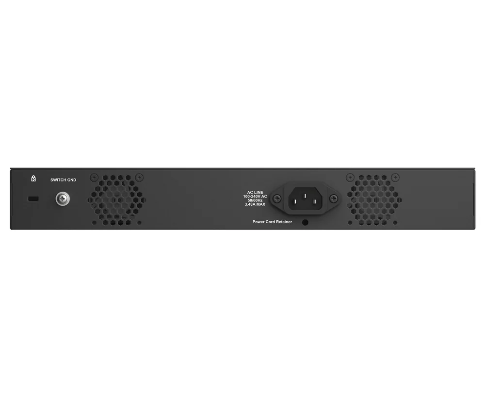 Switch de rede D-Link DMS-1250-10SP/E Smart Managed PoE+ 8 portas 2.5G + 2 SFP+ 10G - Imagem 4