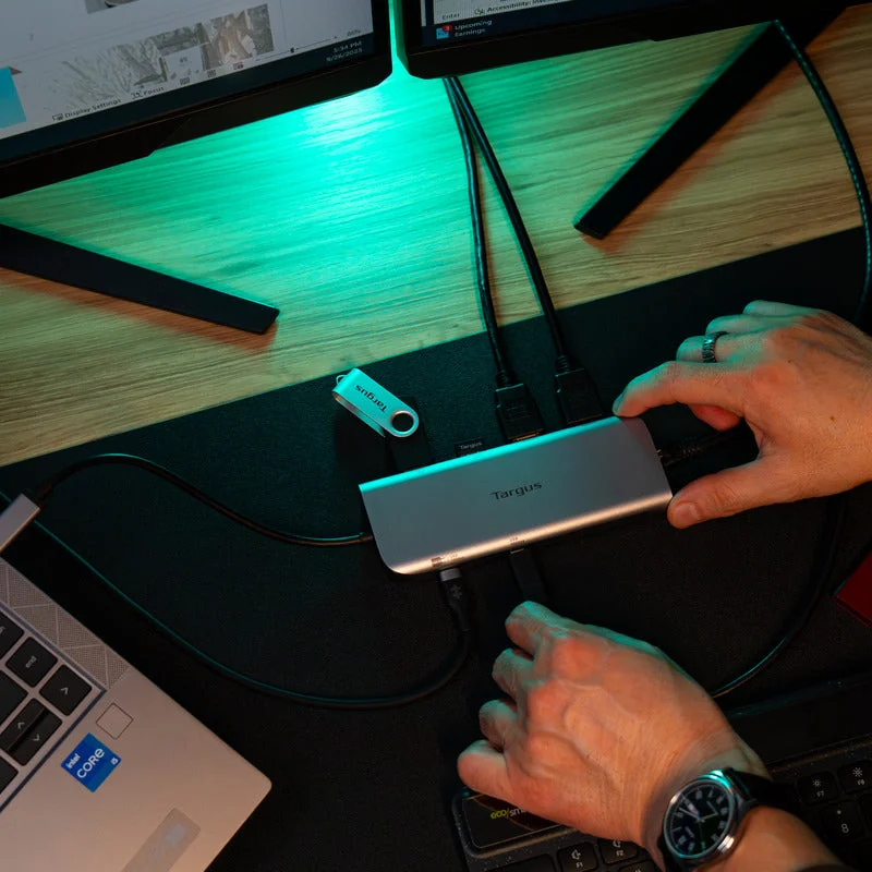 Docking Station USB-C Targus DOCK427GL Dual HDMI 4K Ethernet 140W Alumínio - Imagem 10