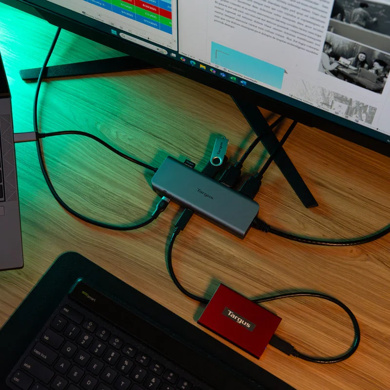 Docking Station USB-C Targus DOCK427GL Dual HDMI 4K Ethernet 140W Alumínio - Imagem 9