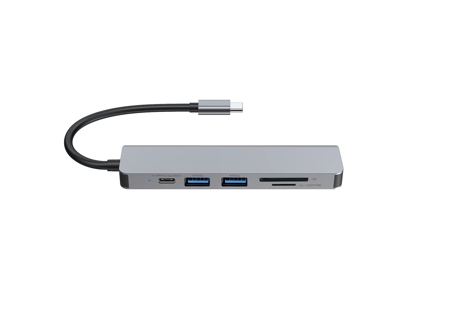 Hub adaptador USB-C 6 em 1 com HDMI, USB-A 3.0, USB-C PD 60W e leitor de cartões Conceptronic DONN02G - Imagem 7