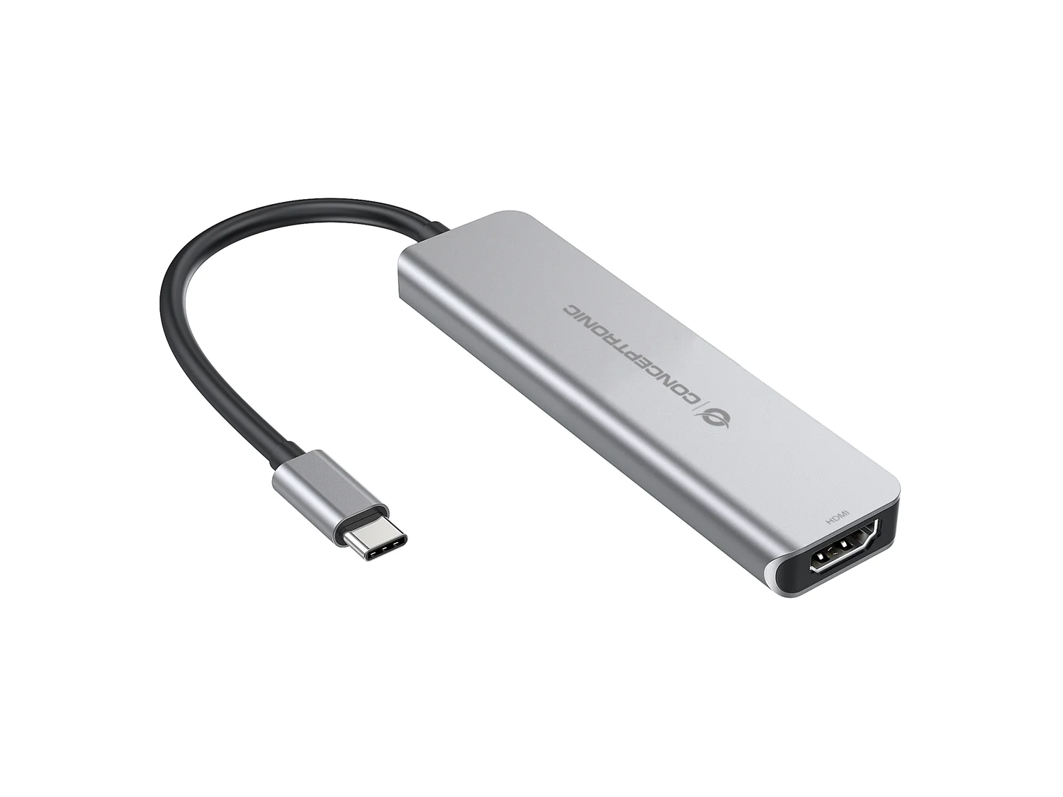 Hub adaptador USB-C 6 em 1 com HDMI, USB-A 3.0, USB-C PD 60W e leitor de cartões Conceptronic DONN02G - Imagem 8