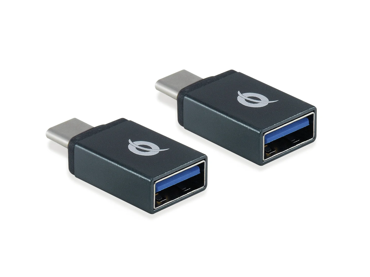 Adaptador USB-C para USB-A OTG Conceptronic DONN03G pack 2 unidades preto
