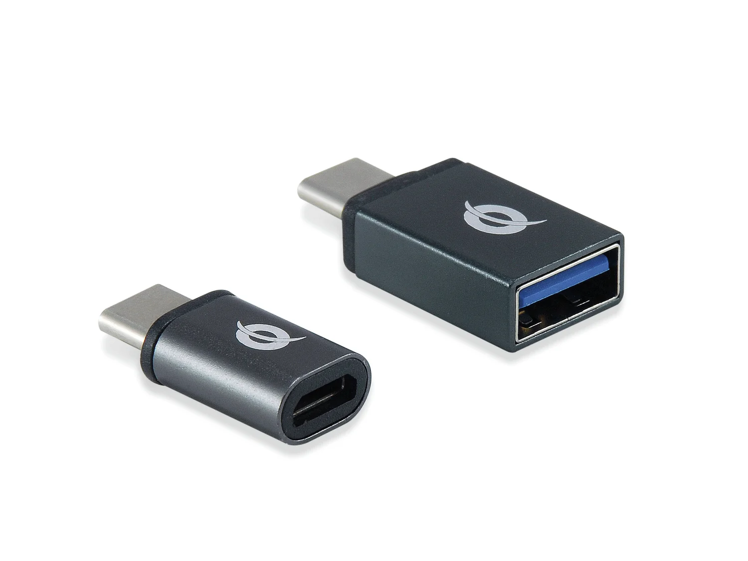 Adaptador USB-C OTG Pack 2 em 1 Conceptronic DONN04G (USB-A + Micro USB) Preto