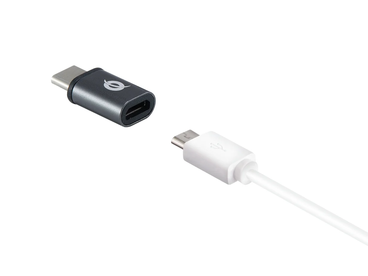 Adaptador USB-C OTG Pack 2 em 1 Conceptronic DONN04G (USB-A + Micro USB) Preto - Imagem 3
