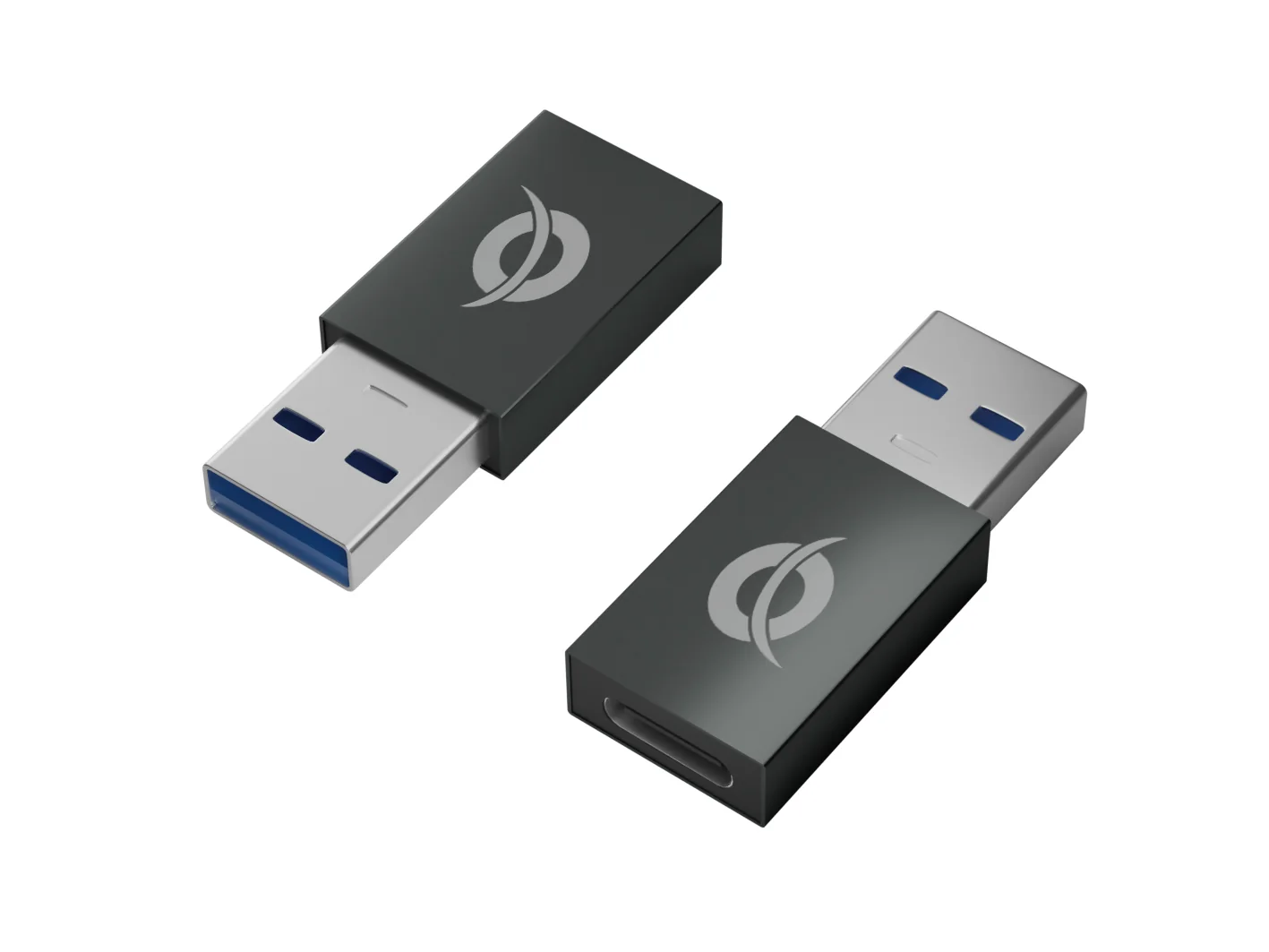Adaptador USB-A para USB-C Conceptronic DONN10G pack 2 unidades Preto