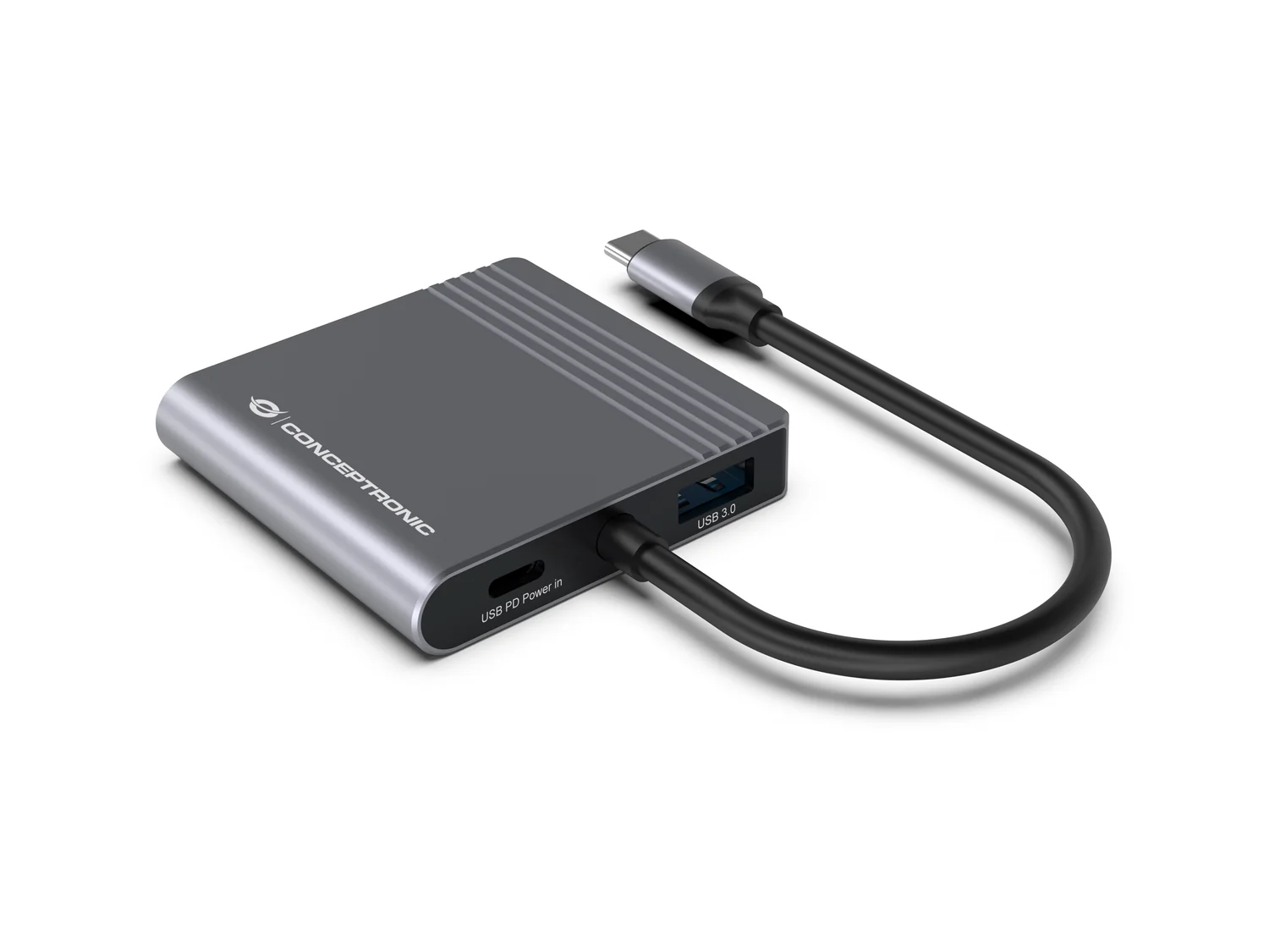 Docking station USB-C 4 em 1 com 2x HDMI 4K, USB 3.0 e Power Delivery 100W Conceptronic DONN13G - Imagem 9