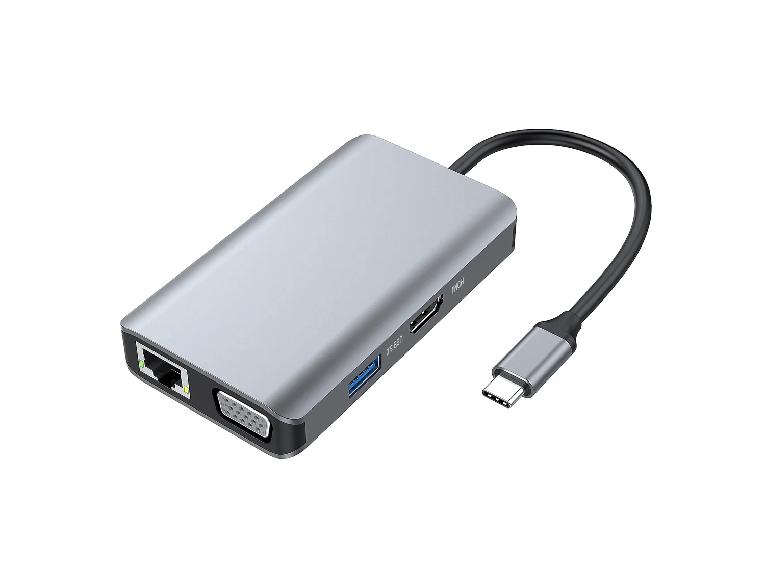 Docking Station USB-C Conceptronic DONN21G 7-em-1 HDMI VGA Ethernet 100W - Imagem 5