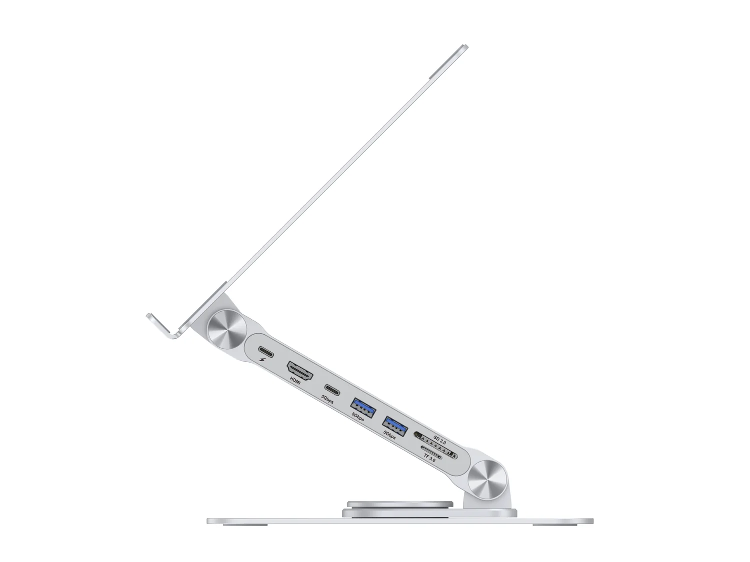 Suporte para Portátil Conceptronic DONN27G com Docking Station 7-em-1 USB-C - Imagem 6