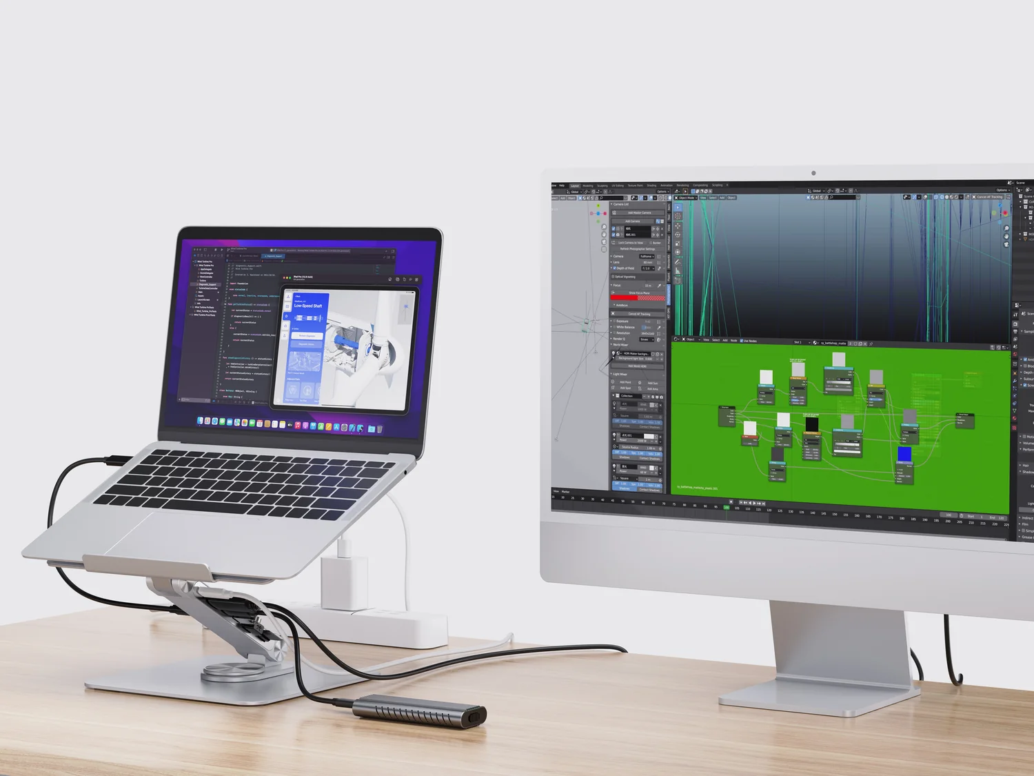 Suporte para Portátil Conceptronic DONN27G com Docking Station 7-em-1 USB-C - Imagem 9